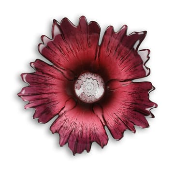 Tigela de vidro vermelho rosa Fleur - pequeno Ø19 cm - Målerås Glasbruk