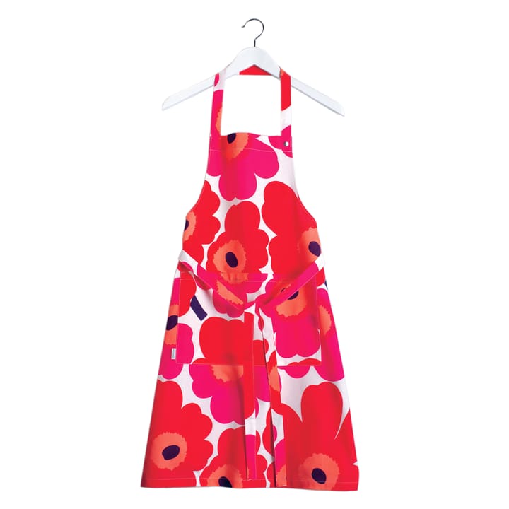 Avental Pieni Unikko, Vermelho-branco Marimekko