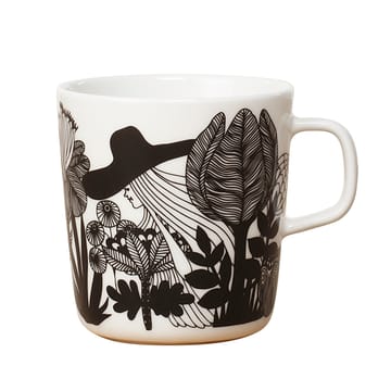 Caneca de chá Siirtolapuutarha - preto-branco-rosa - Marimekko