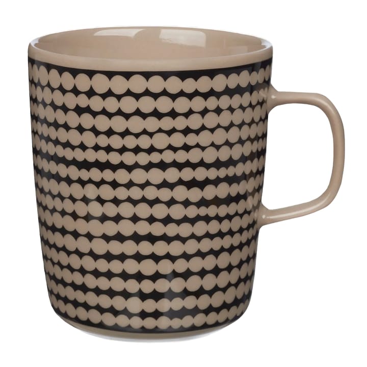 Caneca Räsymatto 25 cl - Terra-preto - Marimekko