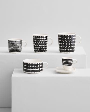 Caneca Räsymatto 4 dl - preto-branco - Marimekko