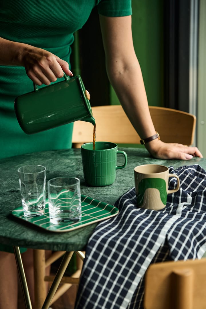 Caneca Seireeni 25 cl, conjunto de 2 - Terra-green-red - Marimekko