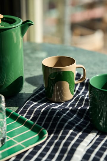 Caneca Seireeni 25 cl, conjunto de 2 - Terra-green-red - Marimekko