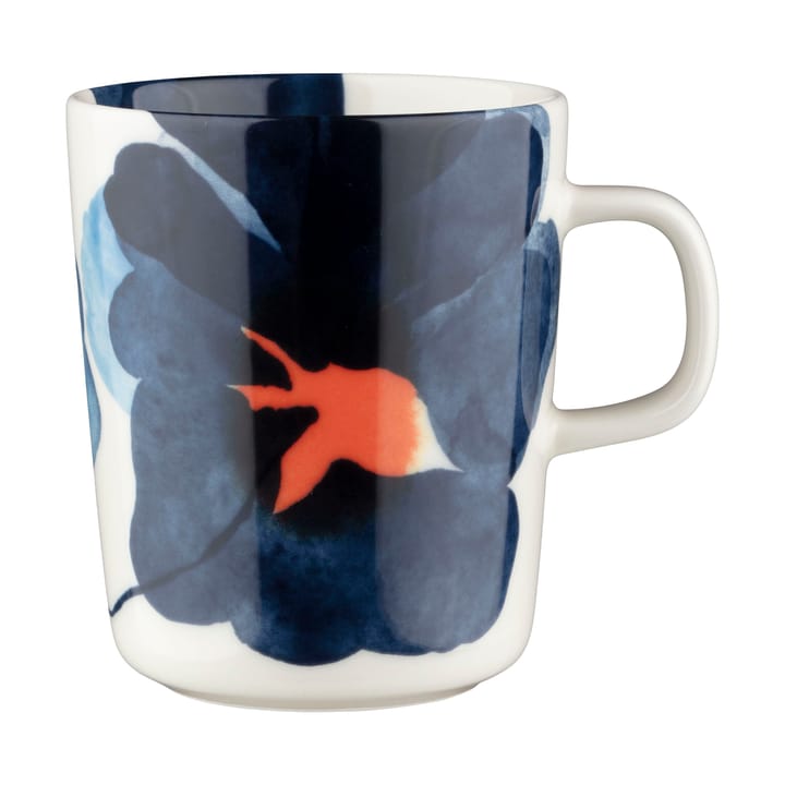 Caneca Valssi 25 cl - White-dark blue-orange - Marimekko