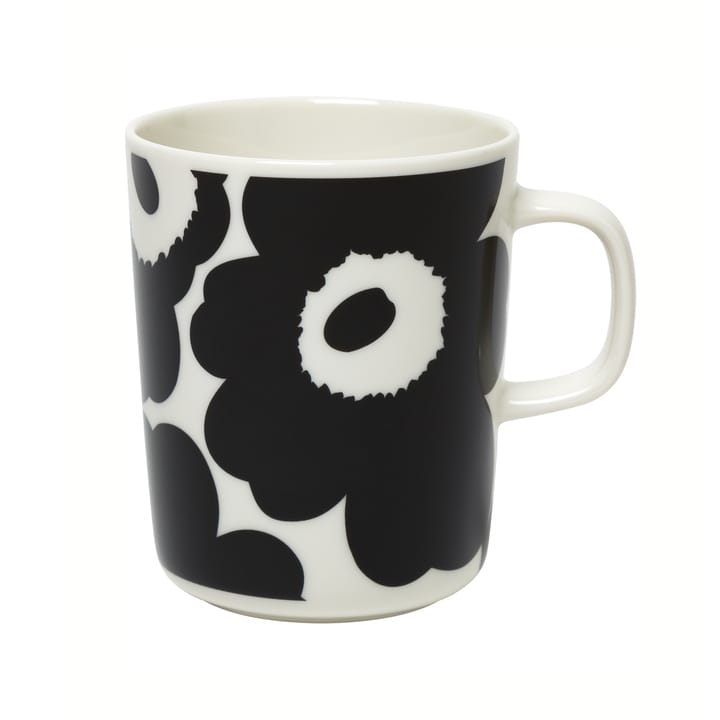 Chávena Unikko 25 cl - white-black - Marimekko