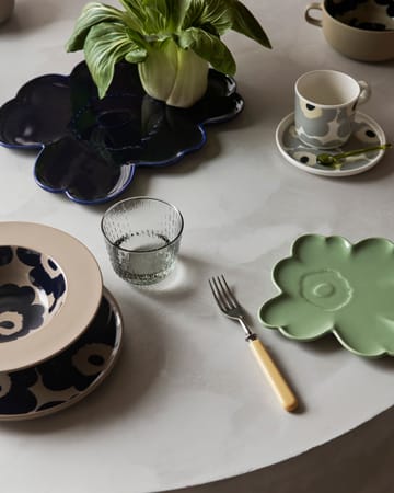 Chávena Unikko 25 cl - White-light grey-sand-dark blue - Marimekko