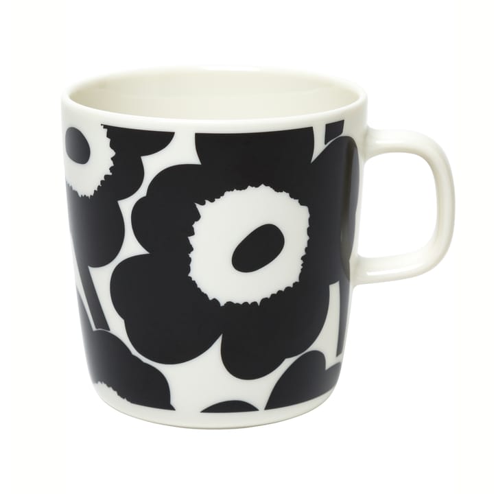 Chávena Unikko 40 cl - white-black - Marimekko