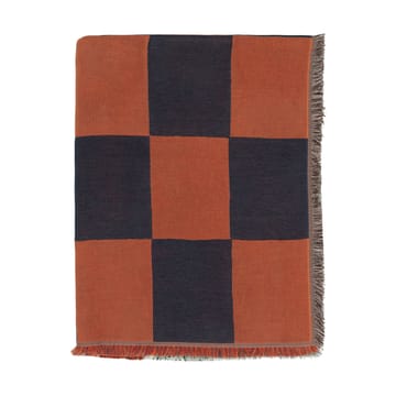 Galo e Galinha cobertor 130x170 cm - Off white- dark blue-Orange red - Marimekko