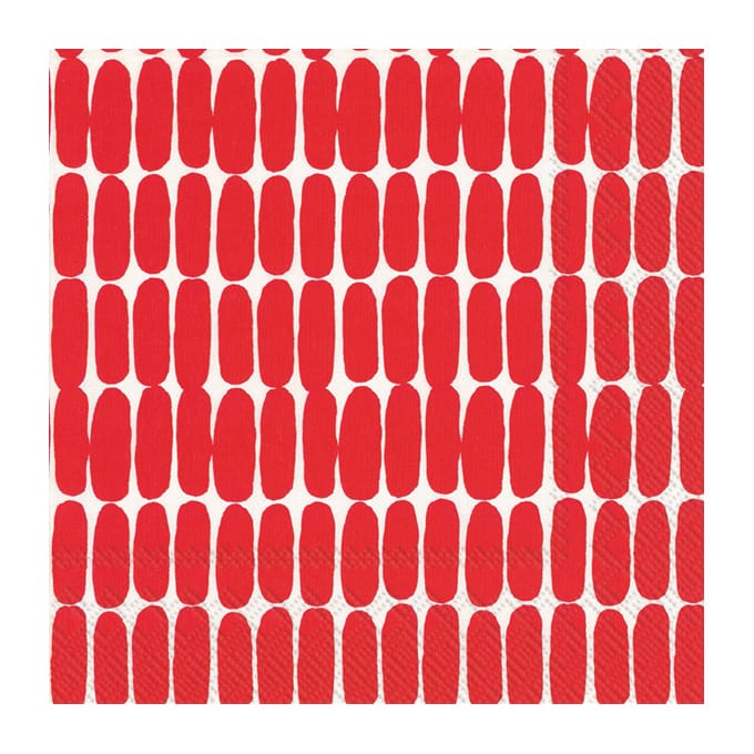 Guardanapo Alku 33x33 cm 20 unidades - Vermelho - Marimekko