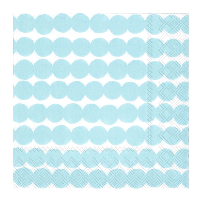 Guardanapo Räsymatto 33x33 cm, 20 un. - Light blue - Marimekko