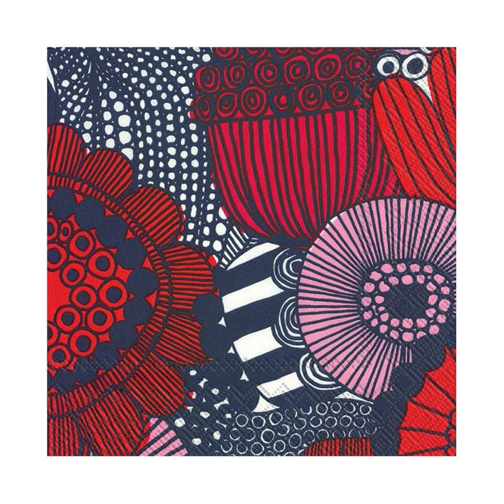 Guardanapo Siirtolapuutarha 33x33 cm, 20 un. - rosa - Marimekko