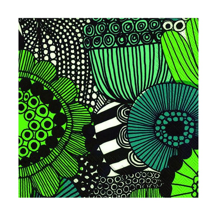 Guardanapo Siirtolapuutarha 33x33 cm, 20 un. - verde - Marimekko