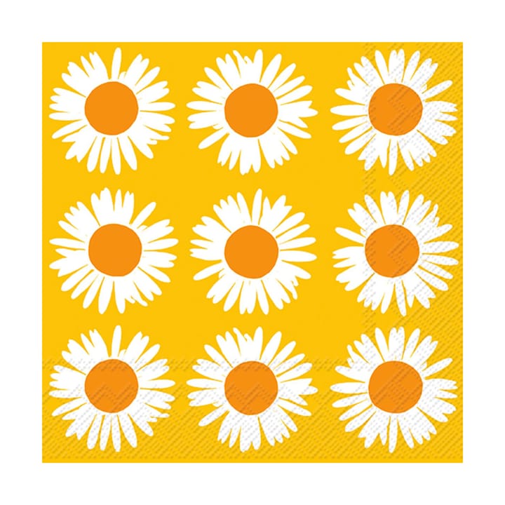 Guardanapos Girassol 33x33 cm 20-unid. - Orange-yellow - Marimekko