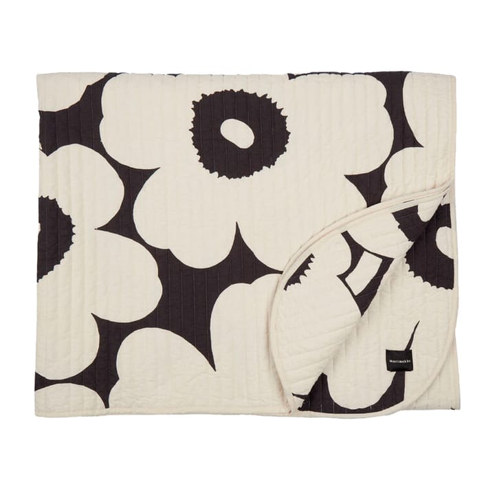 Lençol Unikko 160x260 cm, Charcoal-off white Marimekko