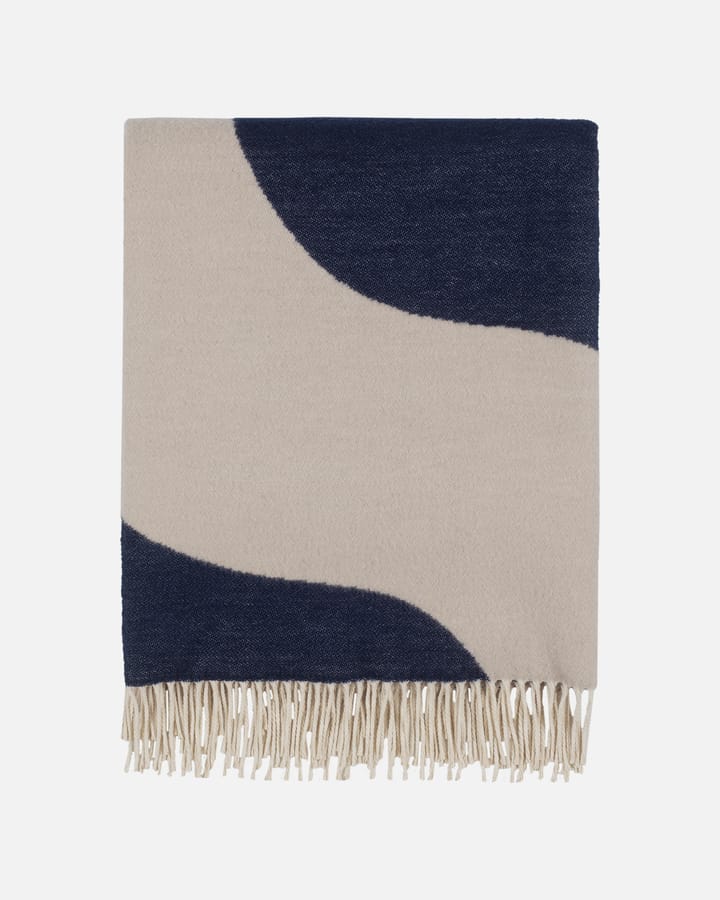 Manta Seireeni 130x180 cm, Off white-dark blue Marimekko