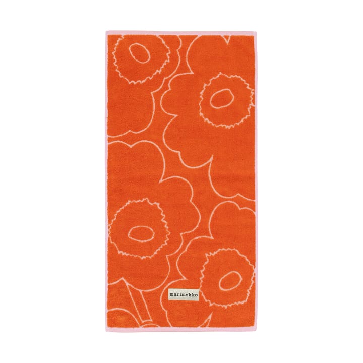 Piirto Unikko Toalha 50x100 cm - Burnt orange-pink - Marimekko