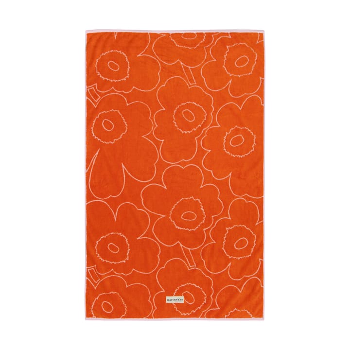 Piirto Unikko Toalha de Banho 100x160 cm - Burnt orange-pink - Marimekko