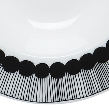 Prato fundo Siirtolapuutarha Ø 20 cm - preto-branco - Marimekko