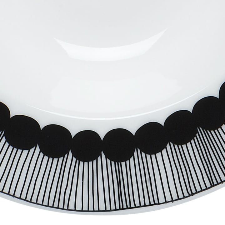 Prato fundo Siirtolapuutarha Ø 20 cm, preto-branco Marimekko