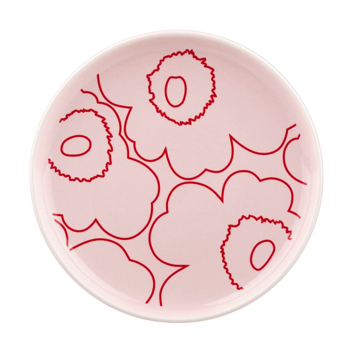 Prato Piirto Unikko Oiva Ø13,5 cm - Rosa - Marimekko