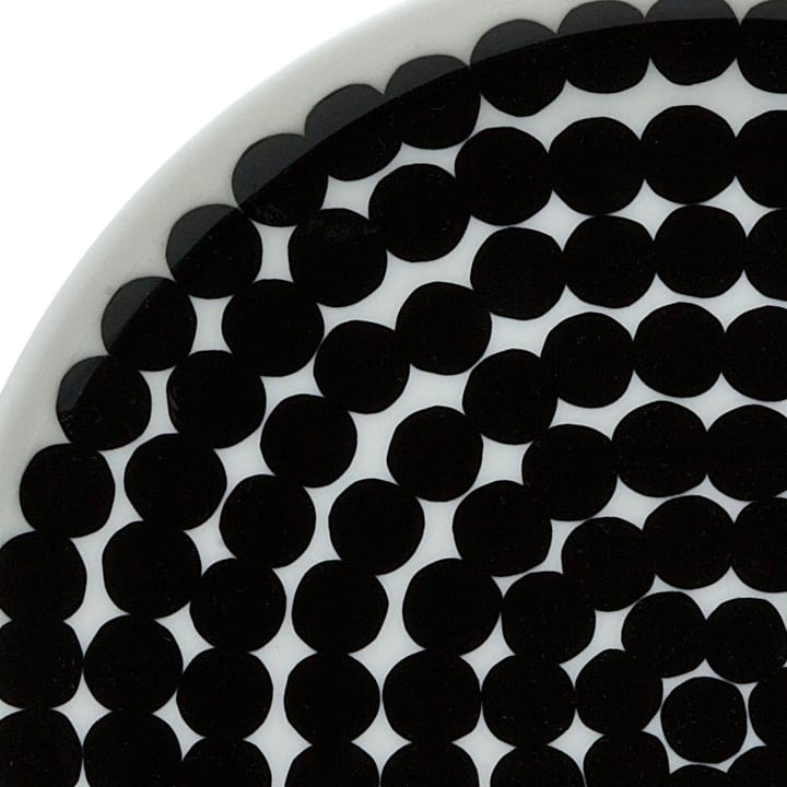 Prato Räsymatto Ø 20 cm - preto-branco - Marimekko