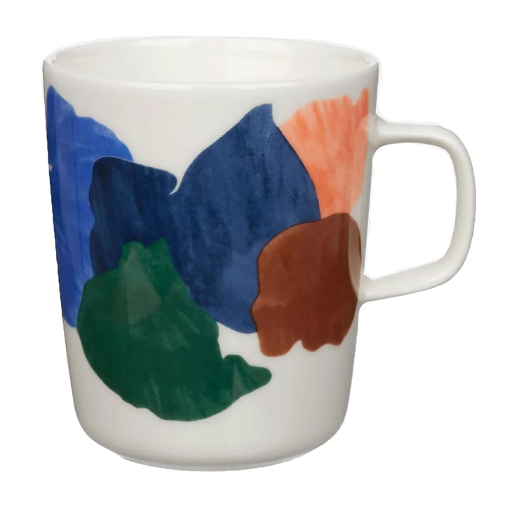 Pyykkipäivä caneca 25 cl, Branco-azul-verde Marimekko