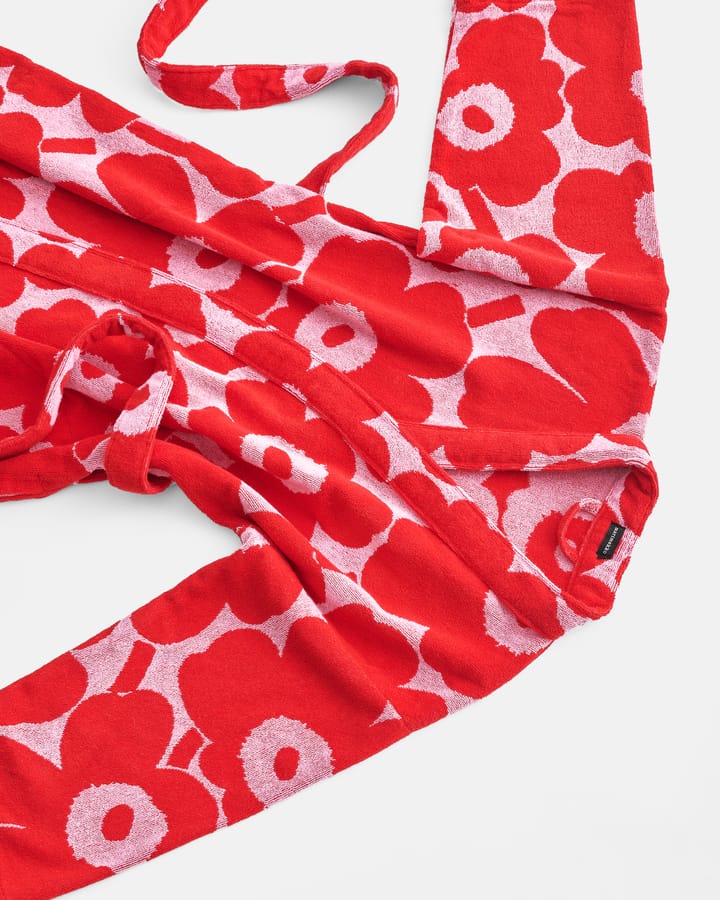 Roupão de banho Unikko, Vermelho, L Marimekko