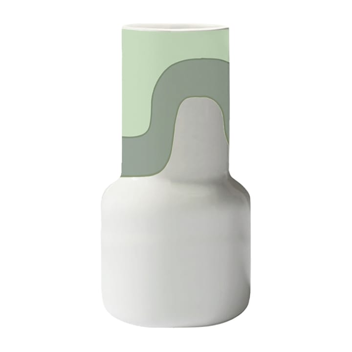 Seireeni vaso 25 cm, Branco-hortelã-verde musgo Marimekko