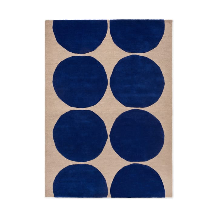 Tapete de lã Isot Kivet - Blue, 170x240 cm - Marimekko