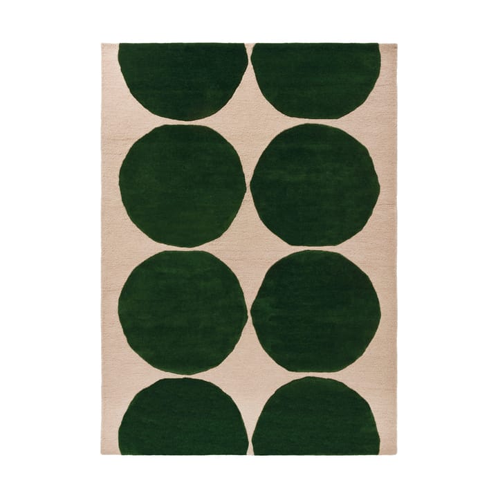 Tapete de lã Isot Kivet - Green, 170x240 cm - Marimekko