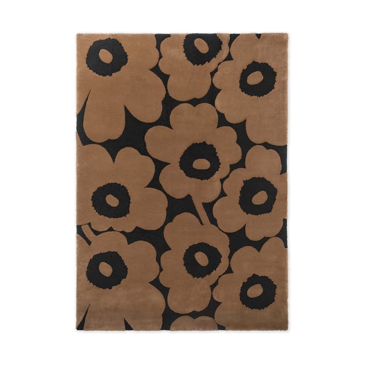 Tapete de lã Unikko - Beige, 170x240 cm - Marimekko