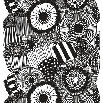 Tecido Siirtolapuutarha - white-black - Marimekko