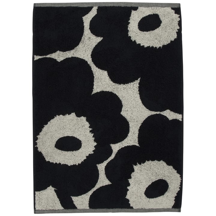 Toalha branco-azul escuro Unikko - 50x70 cm - Marimekko