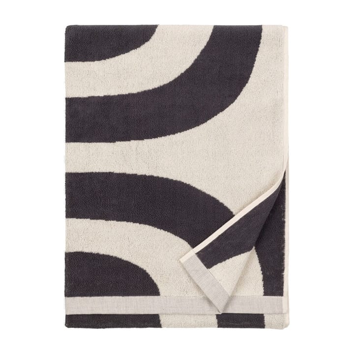 Toalha de banho, Melooni 75x150 cm - Charcoal-off white - Marimekko