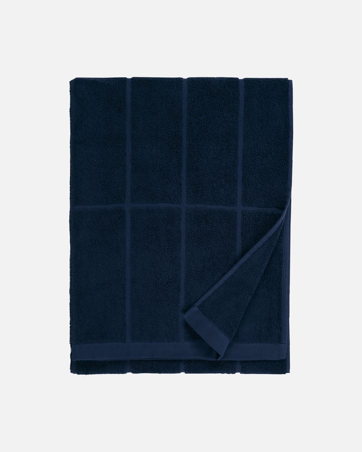 Toalha Tiiliskivi 70x150 cm, Dark blue Marimekko