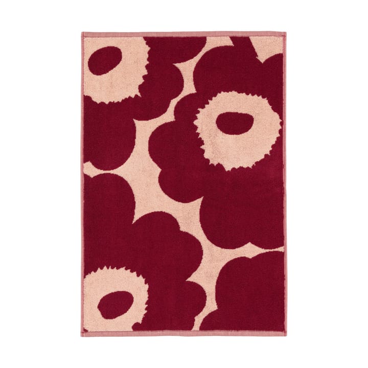 Toalha Unikko 50x70 cm - Pink-dark cherry - Marimekko