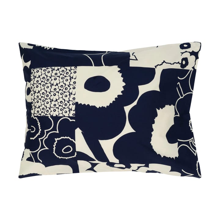 Unikko kollaasi fronha 50x60 cm - Off-white-dark blue - Marimekko