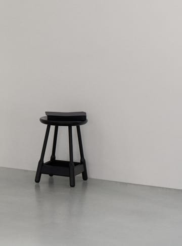 Cadeira Bar Albert 50 cm  - Preto manchado carvalho-preto - Massproductions