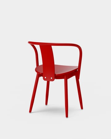 Cadeira Icha - Faia lacada a vermelho  - Massproductions