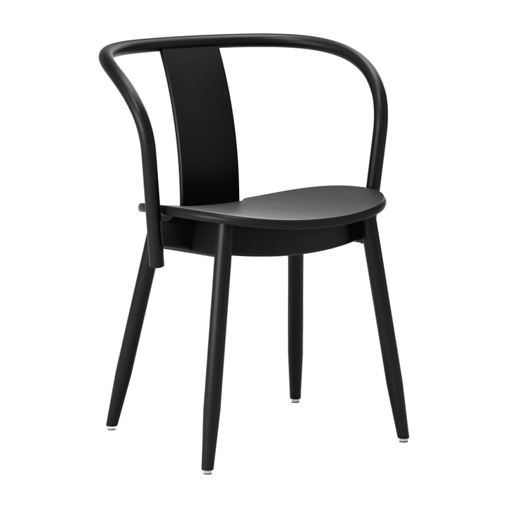 Cadeira Icha - Faia manchada preta  - Massproductions