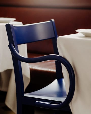 Poltrona Waiter XL - Faia lacada azul - Massproductions