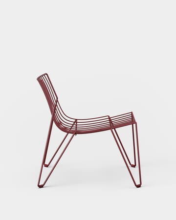 Tio Easy Chair cadeira lounge - Borgonha - Massproductions