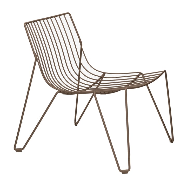 Tio Easy Chair cadeira lounge - Marrom pálido - Massproductions