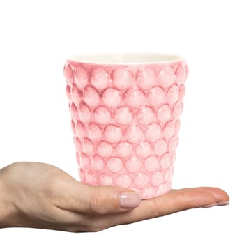 Caneca Bubbles 30 cl - rosa claro - Mateus