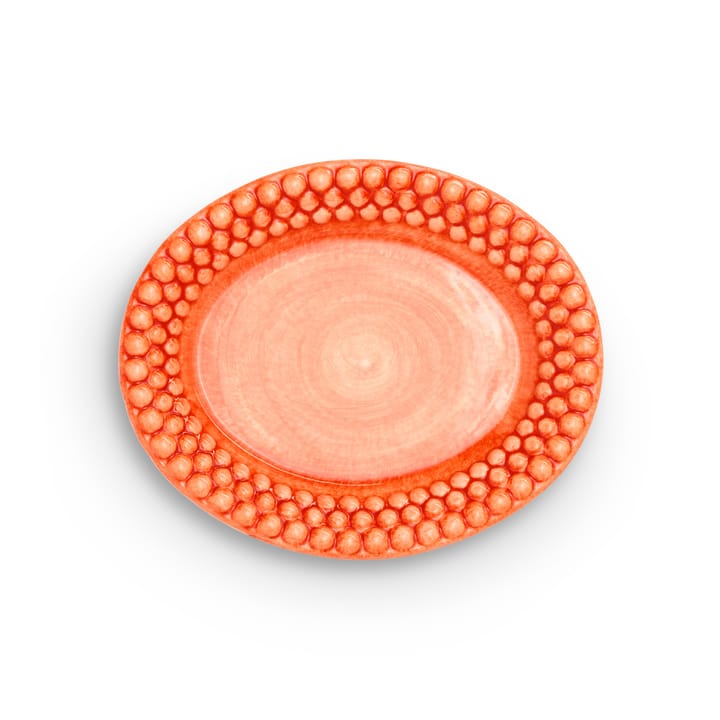 Prato oval Bubbles 20 cm - Laranja - Mateus