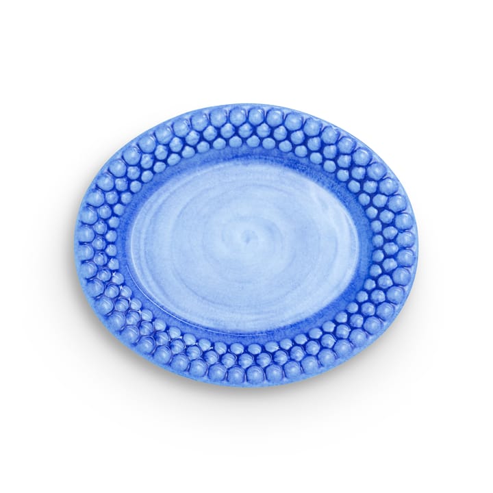 Prato oval Bubbles 20 cm - Light blue - Mateus