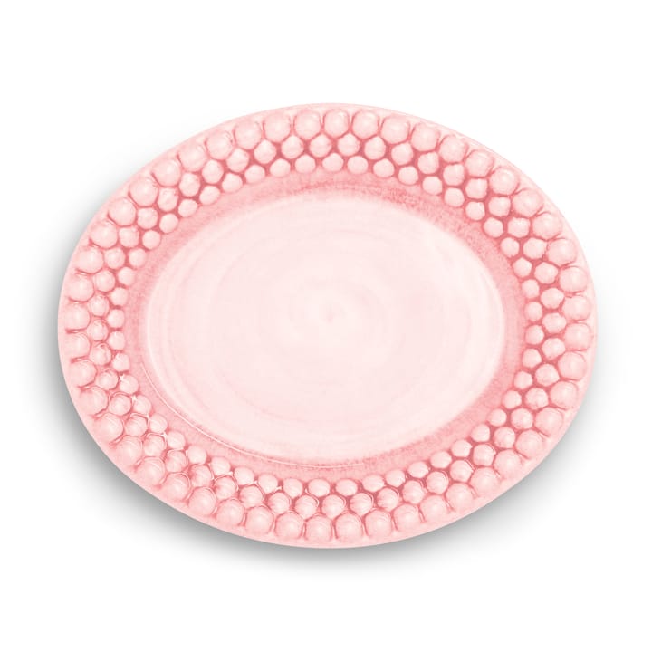 Prato oval Bubbles 20 cm - rosa claro - Mateus