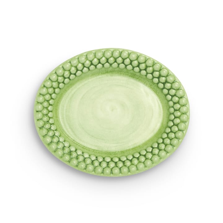 Prato oval Bubbles 20 cm - Verde - Mateus