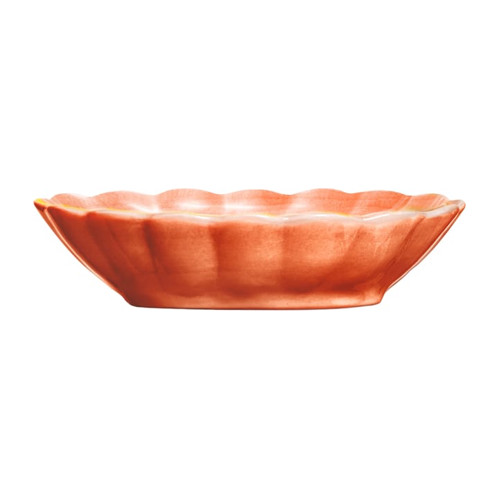 Tigela Oyster 18x23 cm - Laranja - Mateus