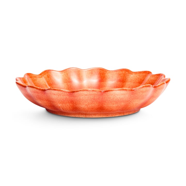 Tigela Oyster Ø24 cm - Laranja - Mateus